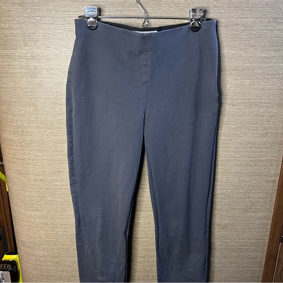 Everlane Slate Gray The Side Zip Stretch Cotton Work Career Pants Size 8 - Picture 13 of 16
